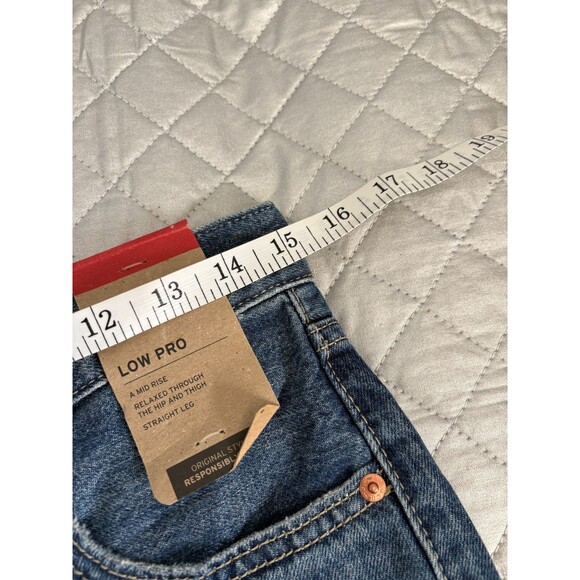 Levis 90s Low Pro sz 26 Straight Mid Rise Y2k Jeans - Picture 11 of 13